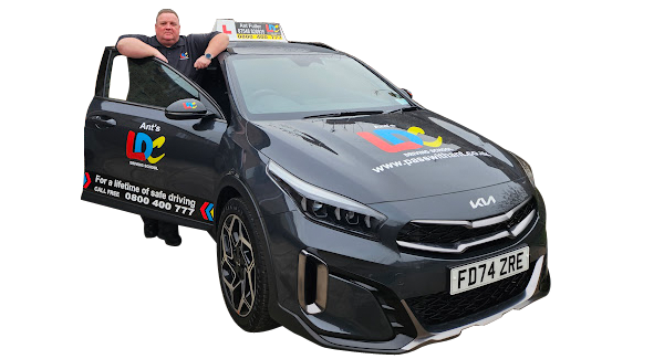 Ant Fuller's driving school car